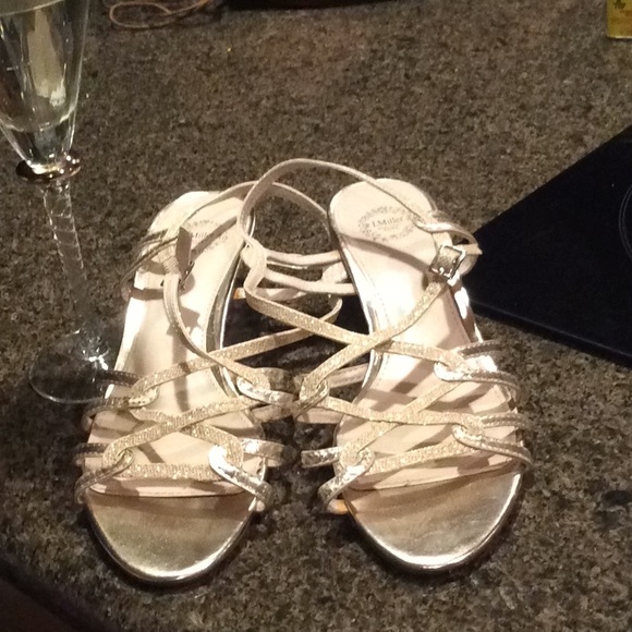 I.MILLER SANDALS/flats GOLD ELEGANT SUMMER - Picture 8 of 8